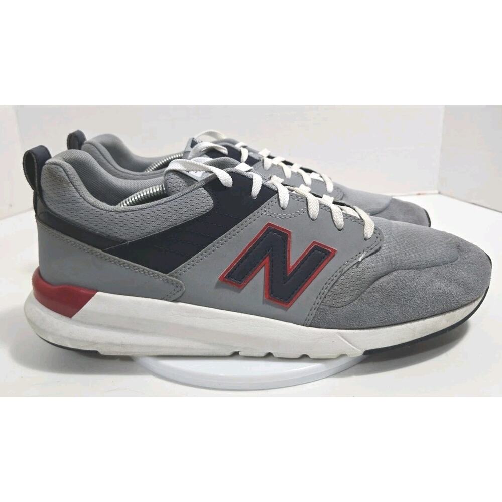 New Balance 009 Mens Gray Athletic Casual Walking Low Top MS009SS1 Size 12D